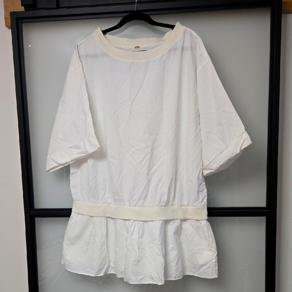 NWOT FREE PEOPLE POPLIN TUNIC. SZ XS - Picture 1 of 4